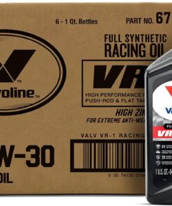 Valvoline VR1 Racing Synthetic SAE 10W-30 Motor Oil 1 QT, Case of 6