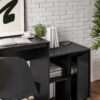 Ameriwood Home Renwick Computer Desk and Cabinet Combo, Black