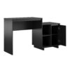 Ameriwood Home Renwick Computer Desk and Cabinet Combo, Black