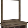 Ameriwood Home Wildwood Wood Veneer Entryway Hall Tree with Storage Bench, Rustic Gray Ameriwood Home Wildwood Wood Veneer Entryway Hall Tree with Storage Bench, Rustic Gray