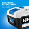 HART 40-Volt 120 MPH at 450 CFM 450 CFM Battery Powered Axial Blower Kit, (1) 4.0 Ah Lithium-Ion Battery