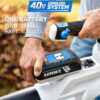 HART 40V Cordless 600 CFM Brushless Axial Blower, (1) 4.0 Ah Lithium-Ion Battery