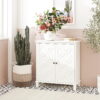 Ameriwood Home Branwen Double Door Accent Cabinet, White Ameriwood Home Branwen Double Door Accent Cabinet, White