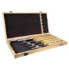 WEN CH15 16 in. to 22 in. Artisan Chisel Set with High-Speed Steel Blades and Domestic Ash Handles (6-Piece)