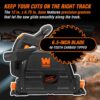 WEN 20691BT 20-Volt Max 6.5 in. Cordless Brushless Plunge Cut Variable Speed Track Saw (Tool Only - Batteries Not Included)