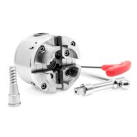 WEN LA4275 2.75 in. 4-Jaw Self-Centering Keyed Lathe Chuck Set with 1 in. x 8TPI Thread
