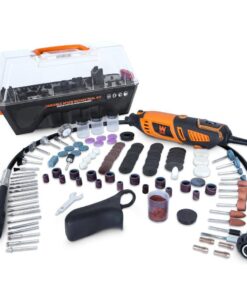 WEN 23190 1.3 Amp Variable Speed Steady-Grip Rotary Tool with 190-Piece Accessory Kit, Flex Shaft and Carrying Case