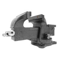 WEN BV455 5 in. Heavy-Duty Cast Iron Bench Vise with Swivel Base