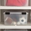 IRIS 2Pack 62qt WEATHERPRO Airtight Plastic Storage Bin with Lid and Seal and Secure Latching Buckles
