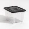 IRIS USA 4 Pack 19qt Clear View Plastic Storage Bin with Lid and Secure Latching Buckles, Clear&Black IRIS USA 4 Pack 19qt Clear View Plastic Storage Bin with Lid and Secure Latching Buckles, Clear&Black