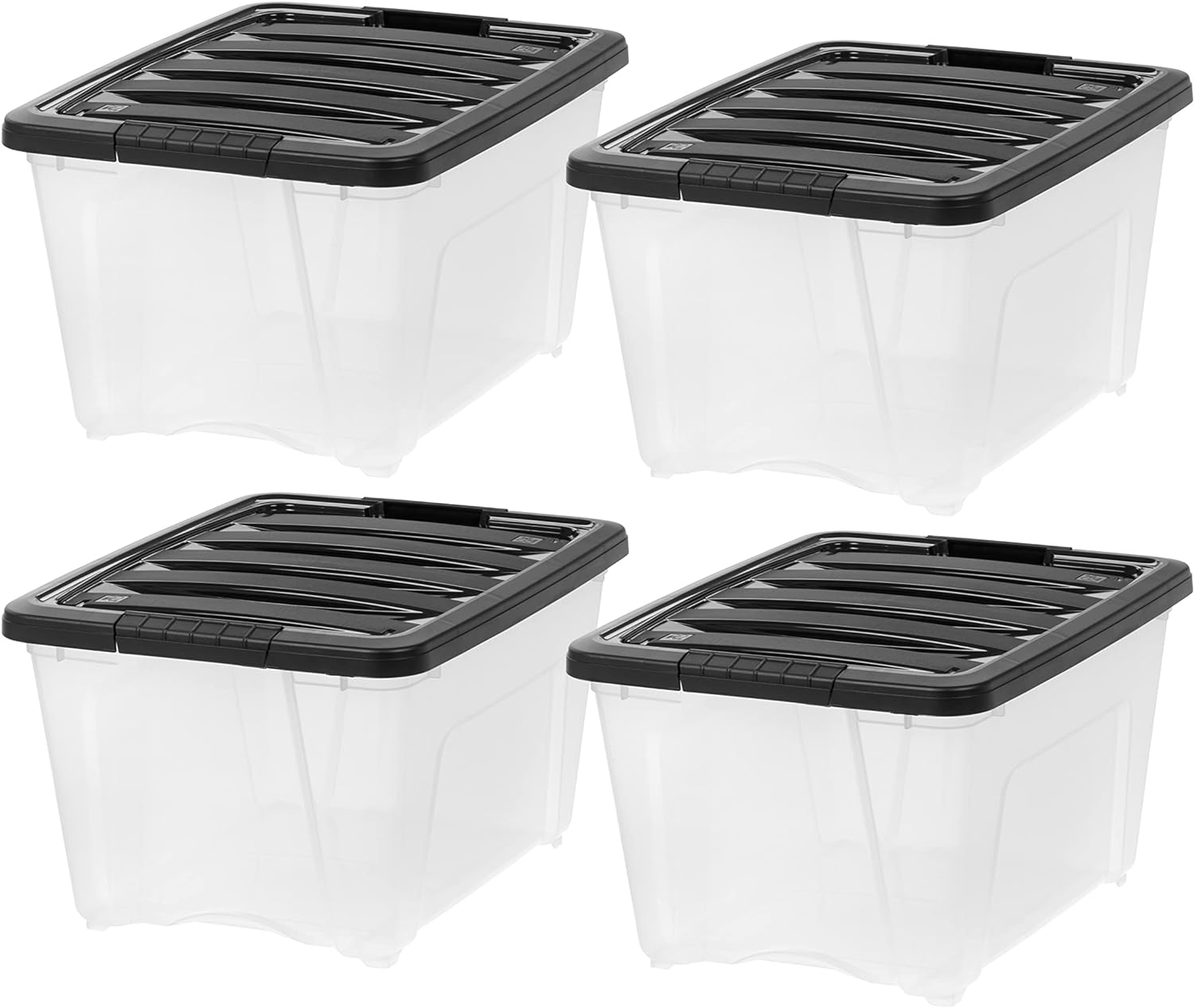 Refrigerator Organizer Bins, Set Of 6 Plastic Organizer Bins, BPA Free