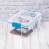 Sterilite Multipurpose 12 Quart Plastic Storage Container Tote Box with Secure Gasket Sealed Latching Lids for Home and Office Organization, (6 Pack) Sterilite Multipurpose 12 Quart Plastic Storage Container Tote Box with Secure Gasket Sealed Latching Lids for Home and Office Organization, (6 Pack)