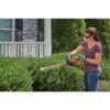 BLACK+DECKER BEHTS300 20 in. 3.8 AMP Corded Dual Action Electric Hedge Trimmer with Saw Blade Tip