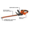 BLACK+DECKER BEHTS300 20 in. 3.8 AMP Corded Dual Action Electric Hedge Trimmer with Saw Blade Tip