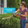 BLACK+DECKER BEHTS300 20 in. 3.8 AMP Corded Dual Action Electric Hedge Trimmer with Saw Blade Tip