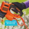 BLACK+DECKER BEHTS300 20 in. 3.8 AMP Corded Dual Action Electric Hedge Trimmer with Saw Blade Tip
