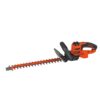 BLACK+DECKER BEHTS300 20 in. 3.8 AMP Corded Dual Action Electric Hedge Trimmer with Saw Blade Tip