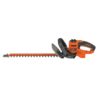 BLACK+DECKER BEHTS300 20 in. 3.8 AMP Corded Dual Action Electric Hedge Trimmer with Saw Blade Tip