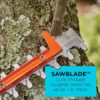 BLACK+DECKER BEHTS300 20 in. 3.8 AMP Corded Dual Action Electric Hedge Trimmer with Saw Blade Tip
