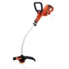 BLACK+DECKER GH3000 14 in. 7.5 AMP Corded Electric Curved Shaft 0.080 in. Single Line 2-in-1 String Trimmer & Lawn Edger with Automatic Feed