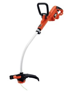 BLACK+DECKER GH3000 14 in. 7.5 AMP Corded Electric Curved Shaft 0.080 in. Single Line 2-in-1 String Trimmer & Lawn Edger with Automatic Feed