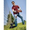 BLACK+DECKER LST136B 40V MAX Cordless Battery Powered 2-in-1 String Trimmer & Lawn Edger (Tool Only)