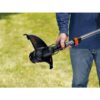 BLACK+DECKER LST136B 40V MAX Cordless Battery Powered 2-in-1 String Trimmer & Lawn Edger (Tool Only)