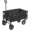 BLACK+DECKER BDSTCTBK01 2.541 cu. ft. 4-Wheeled Collapsible Fabric Garden Cart