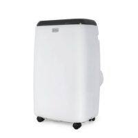 BLACK+DECKER BPP10WTB 14,000 BTU 10,000 BTU (SACC, CEC) Portable Air Conditioner with Double Motor Dehumidifier and Remote, White