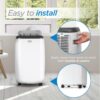 BLACK+DECKER BPP10WTB 14,000 BTU 10,000 BTU (SACC, CEC) Portable Air Conditioner with Double Motor Dehumidifier and Remote, White BLACK+DECKER BPP10WTB 14,000 BTU 10,000 BTU (SACC, CEC) Portable Air Conditioner with Double Motor Dehumidifier and Remote, White