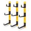 DEWALT DXSTACLR 12 in. x 36 in. Steel Cantilever Storage Rack System in Black/Yellow (3-Pack)