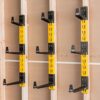 DEWALT DXSTACLR 12 in. x 36 in. Steel Cantilever Storage Rack System in Black/Yellow (3-Pack)