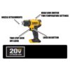 DEWALT DCE530B 20V MAX Cordless Compact Heat Gun with Flat and Hook Nozzle Attachments DEWALT DCE530B 20V MAX Cordless Compact Heat Gun with Flat and Hook Nozzle Attachments