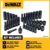 DEWALT DWMT19248 3/8 in. Drive Impact Socket Set (42-Piece) DEWALT DWMT19248 3/8 in. Drive Impact Socket Set (42-Piece)