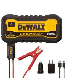 DEWALT DXAELJ16 1600 Peak Amp Lithium Jump Starter with USB Power Bank