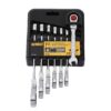 DEWALT DWMT74196 Metric Ratcheting Flex Head Combination Wrench Set (7-Piece) DEWALT DWMT74196 Metric Ratcheting Flex Head Combination Wrench Set (7-Piece)