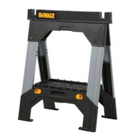 DEWALT DWST11031 33 in. H Metal Folding Sawhorse with Adjustable Legs