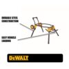 DEWALT DWE74911 31.5 lbs. Rolling Table Saw Stand DEWALT DWE74911 31.5 lbs. Rolling Table Saw Stand