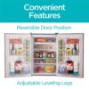 BLACK+DECKER BCRK43V 4.3 cu. ft. Mini Refrigerator With Freezer in Stainless Steel Look