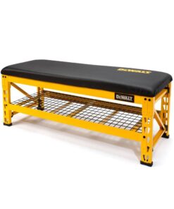 DEWALT DXSTFB048 20 in. H x 50 in. W x 18 in. D Garage Bench with Wire Grid Storage Shelf