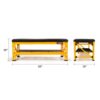 DEWALT DXSTFB048 20 in. H x 50 in. W x 18 in. D Garage Bench with Wire Grid Storage Shelf DEWALT DXSTFB048 20 in. H x 50 in. W x 18 in. D Garage Bench with Wire Grid Storage Shelf