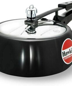 Hawkins CB35 Hard Anodised Pressure Cooker, 3.5-Liter, Contura Black