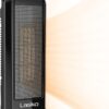 Lasko Oscillating Ceramic Space Heater for Home with Overheat Protection, Thermostat, and 3 Speeds, 15.7 Inches, Black, 1500W, CT16450, Small