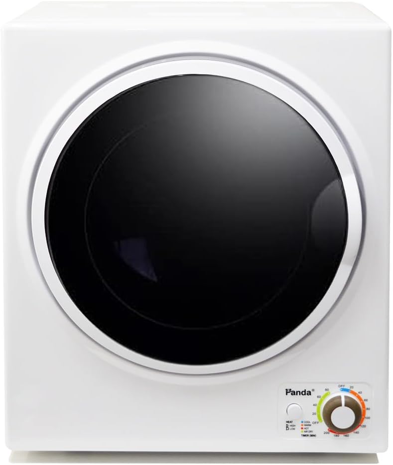 BLACK+DECKER Compact Clothes Dryer, 1.5 Cu. Ft. 850W Electric Dryer &  BLACK+DECKER Small Portable Washer, Washing Machine for Household Use,  Portable