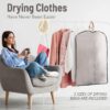Sanivery Electric Portable Dryer for Clothes - Mini Clothes Dryer with Shoe Drying Attachment, Foldable Drying Rack, Super-Quiet Motor, Timers Automatically Shutdown - Compact Travel Dryers for RV and Apartments Sanivery Electric Portable Dryer for Clothes - Mini Clothes Dryer with Shoe Drying Attachment, Foldable Drying Rack, Super-Quiet Motor, Timers Automatically Shutdown - Compact Travel Dryers for RV and Apartments