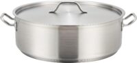 Winware Stainless Steel 15 Quart Brasier with Cover