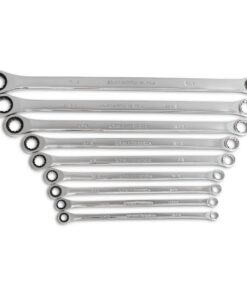 GEARWRENCH 85998 72-Tooth 12-Point SAE XL GearBox Double Box Ratcheting Wrench Set (9-Piece)