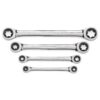 GEARWRENCH 9224D 72-Tooth 6-Point E-Torx Ratcheting Double Box-End Wrench Set (4-Piece)