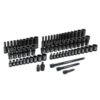 GEARWRENCH 84903 1/4 in. Drive 6-Point SAE/Metric Standard & Deep Universal Impact Socket Set (71-Piece)