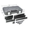 GEARWRENCH 84903 1/4 in. Drive 6-Point SAE/Metric Standard & Deep Universal Impact Socket Set (71-Piece)